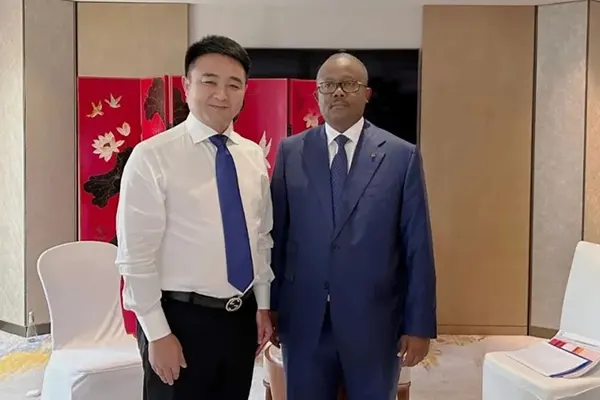 国晟国际动态｜几内亚比绍共和国总统恩巴洛会见国晟科技总裁高飞
